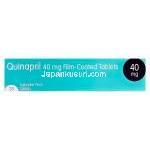 キナプリル、ジェネリックアキュプリル、キナプリル40mg　横ラベル